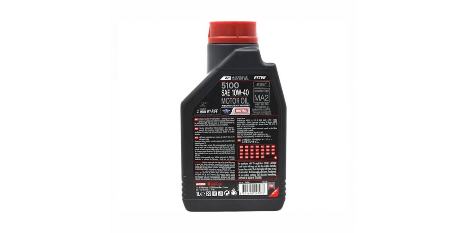 MOTUL 5100 10W40 4T (1 LT) MOTORSİKLET YAĞI